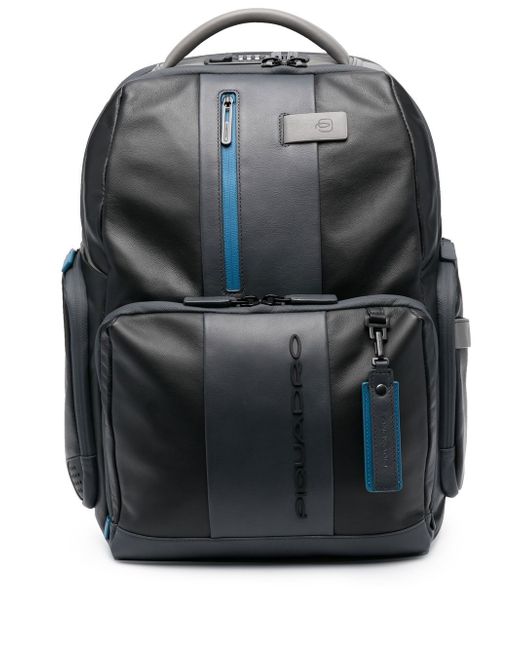 Piquadro debossed-logo detail backpack