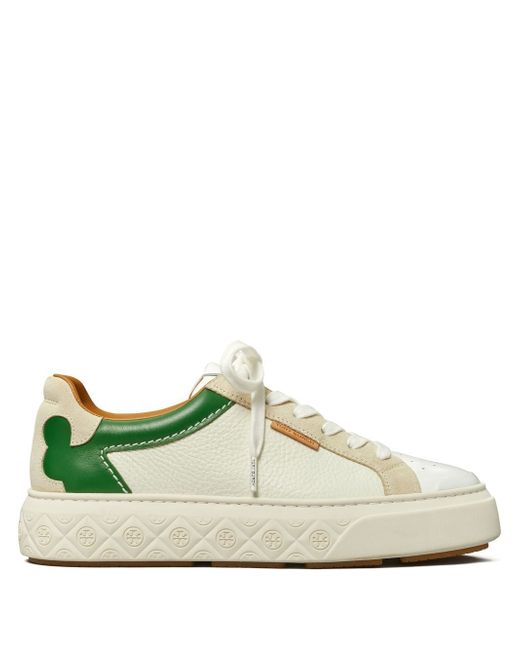 Tory Burch panelled-design low-top sneakers