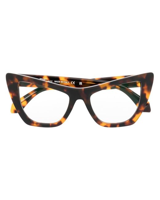 Off-White tortoiseshell cat-eye glasses