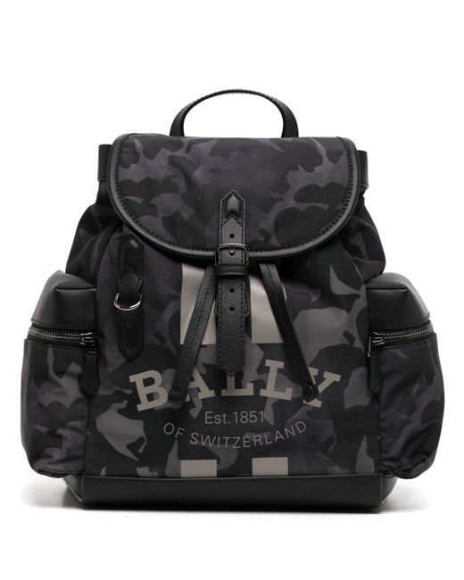 Bally Cliford camo-print backpack