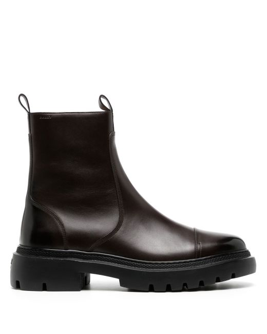 Bally zip-up ankle boots