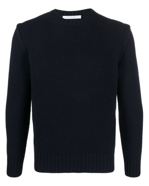 Cruciani crew-neck wool-cashmere jumper