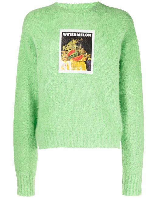 Denim Tears Watermelon-print knit jumper