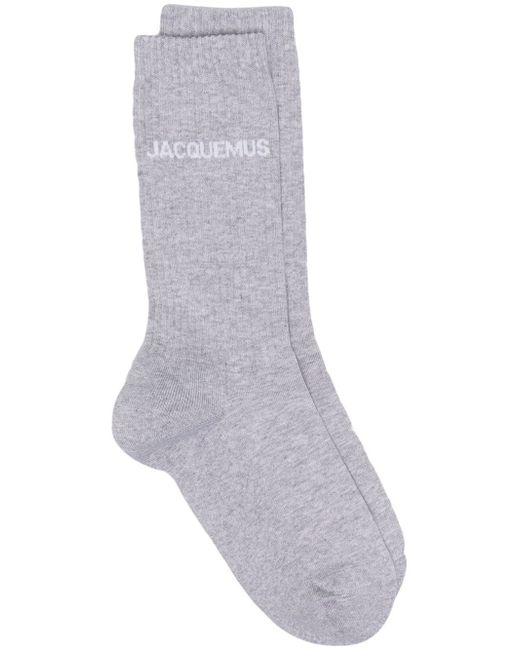 Jacquemus logo-jacquard ribbed socks