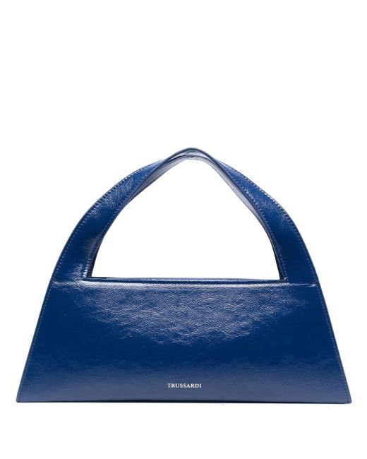 Trussardi glossy faux-leather bag