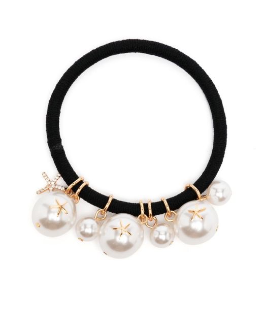 Bapy By *A Bathing Ape® faux-pearl embellished hair tie