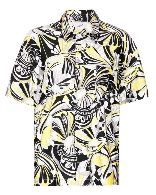 Coperni abstract-print short-sleeved shirt