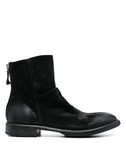 MoMa distressed-effect ankle boots