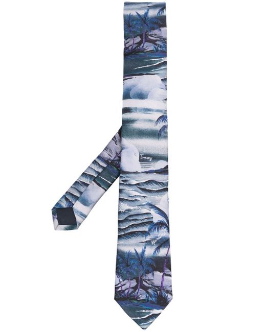 Tommy Jeans x Martine Rose graphic-print silk tie