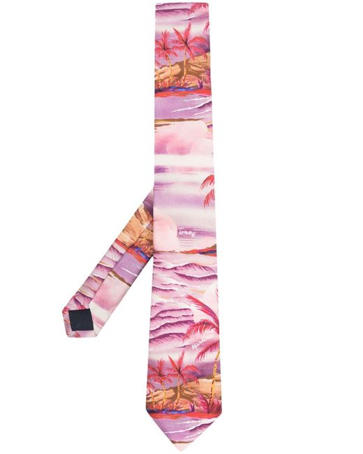 Tommy Jeans x Martine Rose graphic-print silk tie