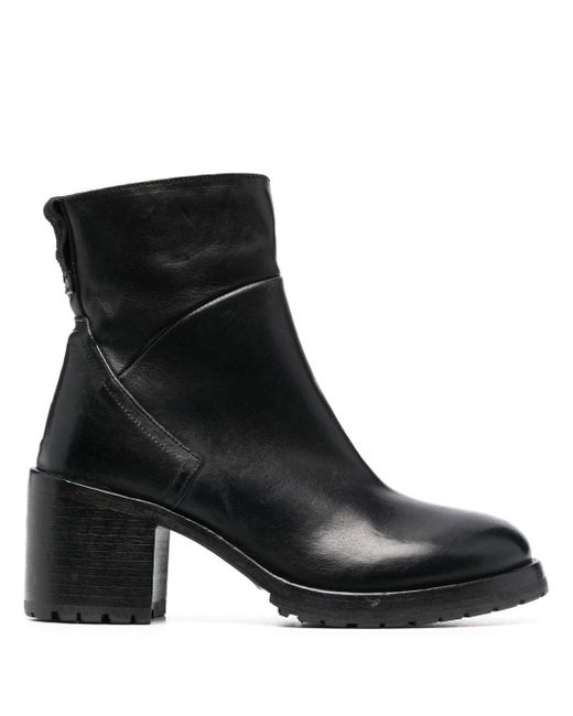 MoMa 80mm heeled leather ankle boots