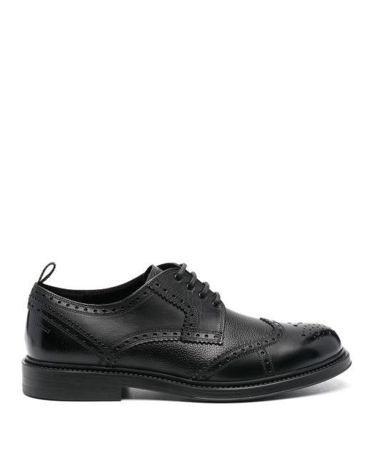 Bally perforated lace-up leather brogues
