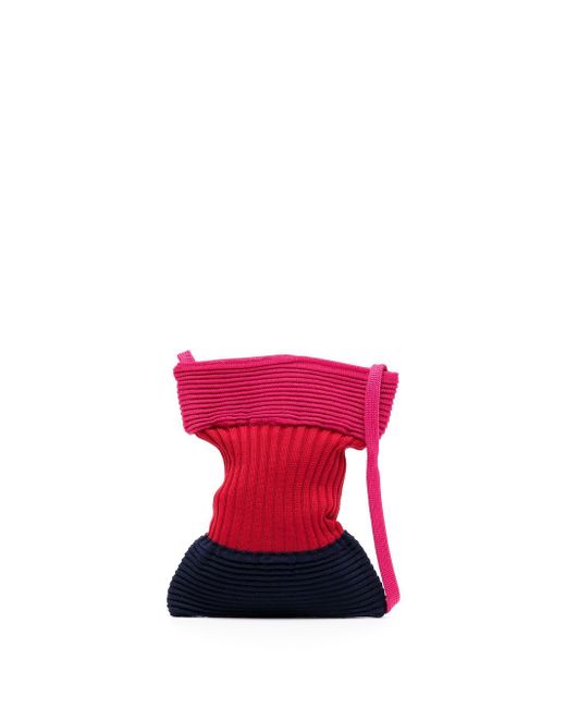 Cfcl Strata ribbed-knit crossbody bag