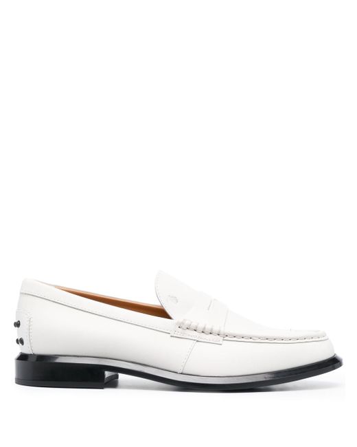 Tod's leather penny loafers