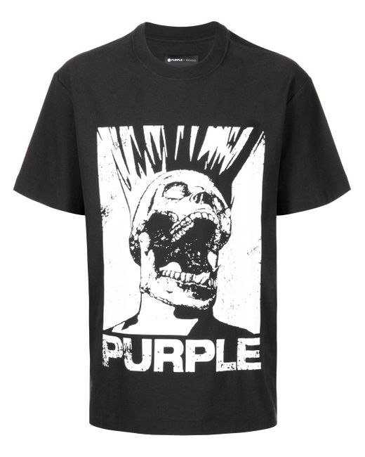 Purple Brand graphic-print short-sleeve T-shirt