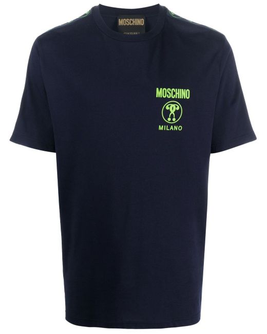 Moschino logo-tape detail T-shirt