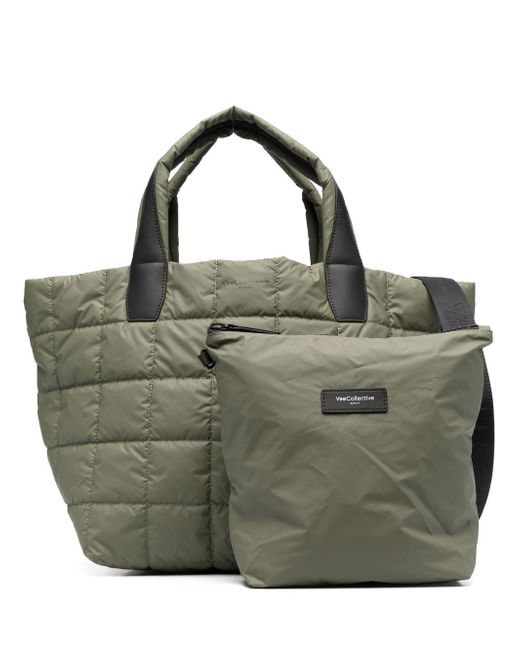 VeeCollective medium quilted tote bag