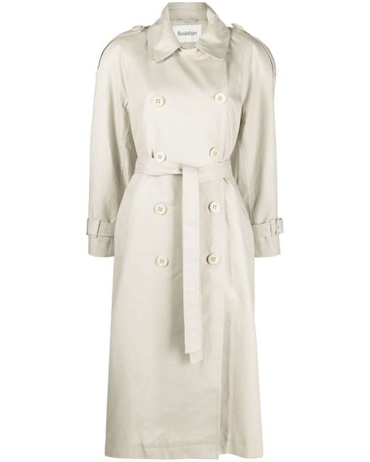 Rodebjer Lois double-breasted trench coat