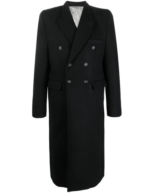 Vtmnts double-breasted long coat