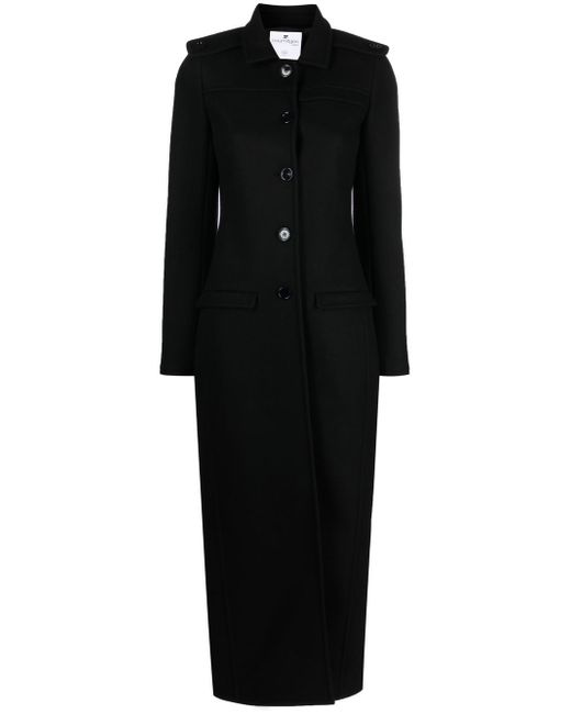 Courrèges buttoned single-breasted coat