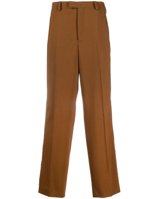 Vtmnts ankle-zip tailored trousers
