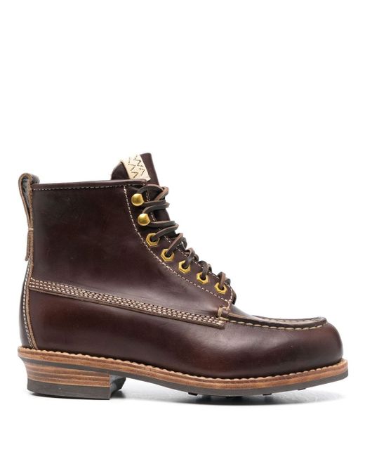 Visvim 35mm leather lace-up boots