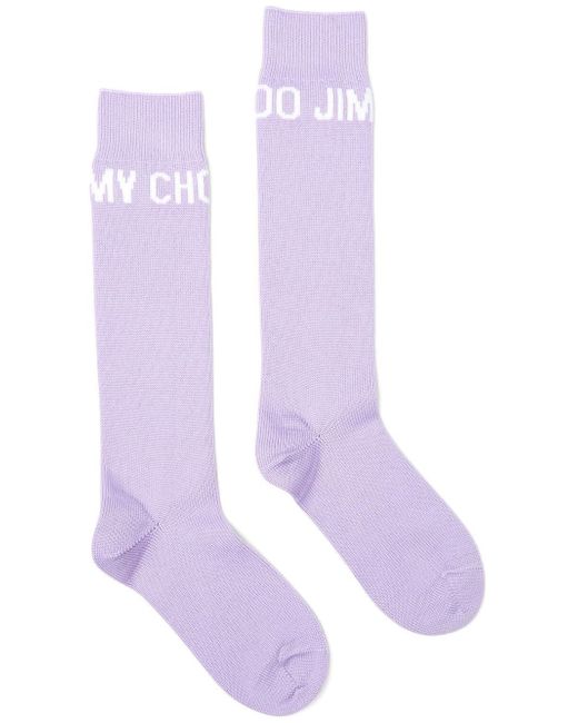 Jimmy Choo intarsia-knit logo socks