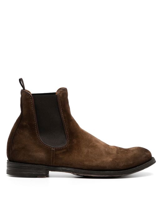 Officine Creative suede Chelsea boots