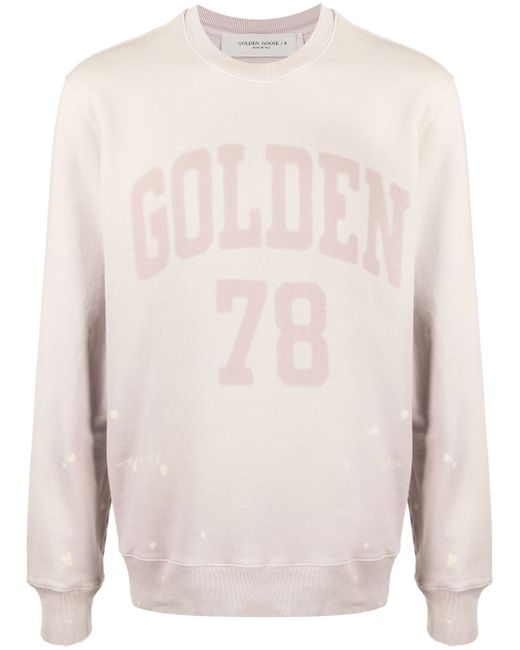 Golden Goose logo-print cotton sweatshirt