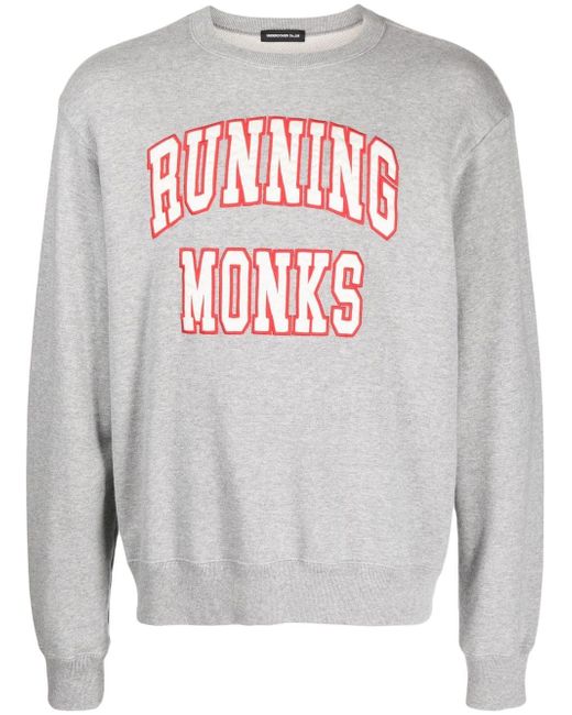Undercover Running Monks logo-print sweatshirt