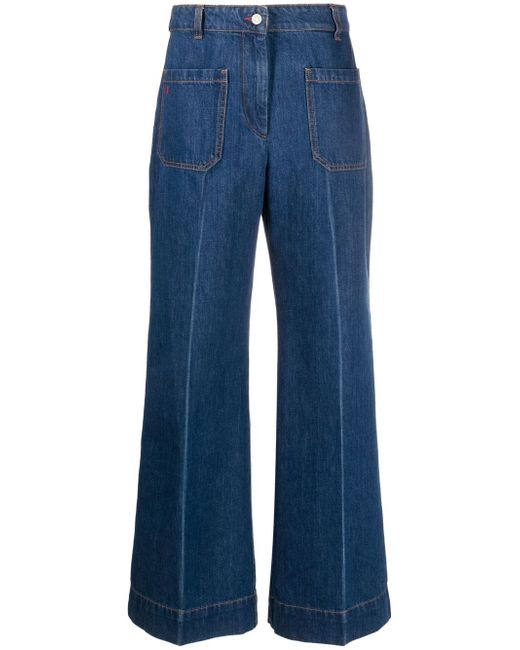 Victoria Beckham Alina wide-leg jeans