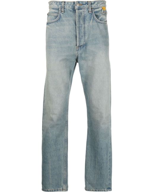 Rhude faded straight-leg jeans