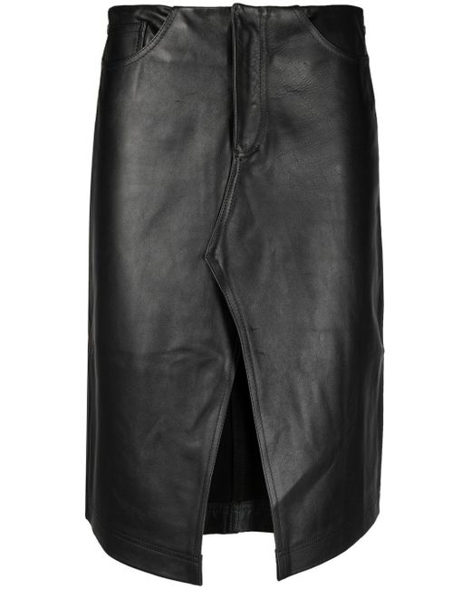 Eytys leather midi skirt