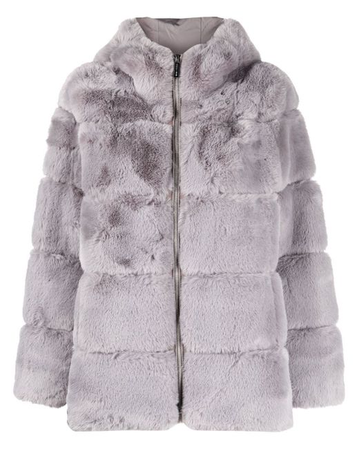 Michael Michael Kors faux-fur hooded jacket
