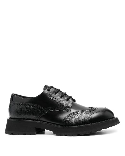 Alexander McQueen polished lace-up fastening brogues