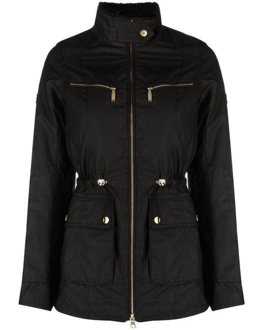 Barbour funnel-neck zipped jacket