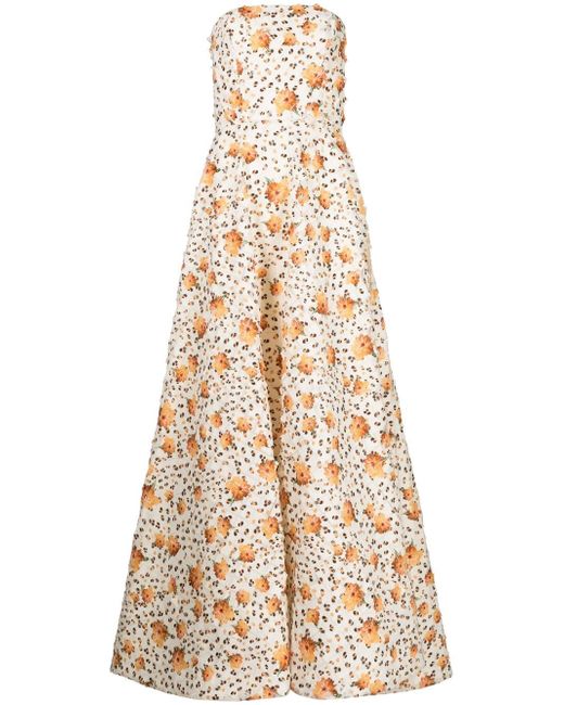 Bambah floral print gown