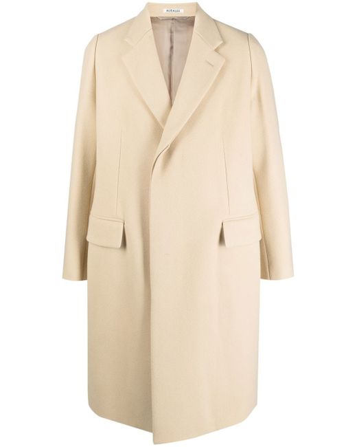 Auralee single-breasted tailored coat