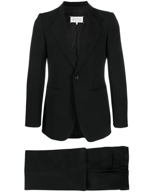 Maison Margiela wide-leg single-breasted two-piece suit