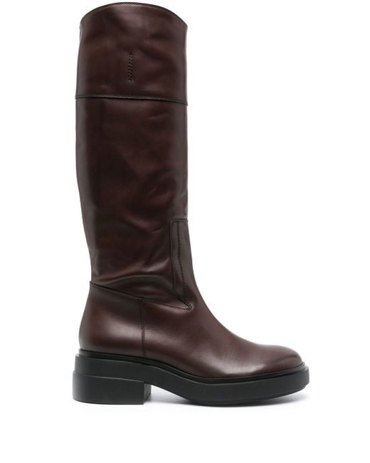 Vic Matiē leather knee-high boots