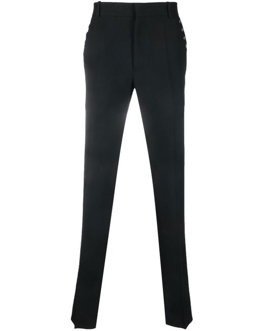 Alexander McQueen tailored eyelet-detail trousers