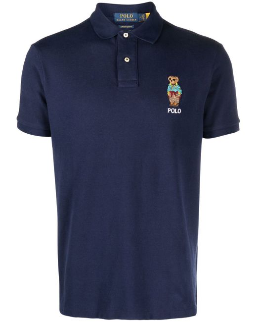 Polo Ralph Lauren Polo Bear logo cotton polo shirt