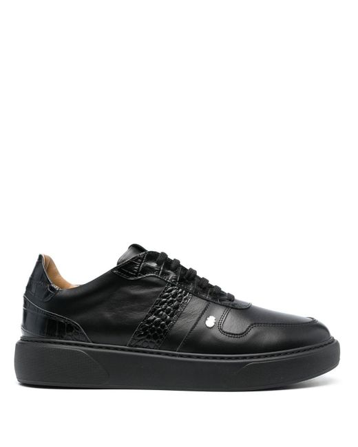 Billionaire leather lace-up sneakers