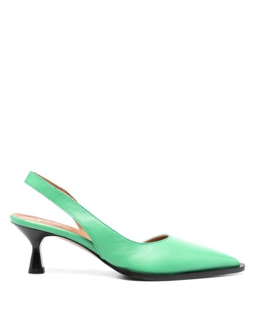 ATP Atelier pointed toe slingback pumps