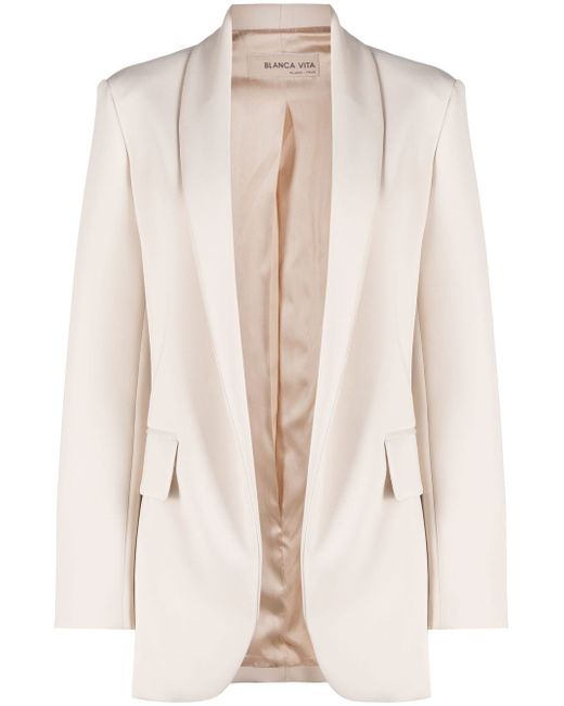 Blanca Vita open-front blazer