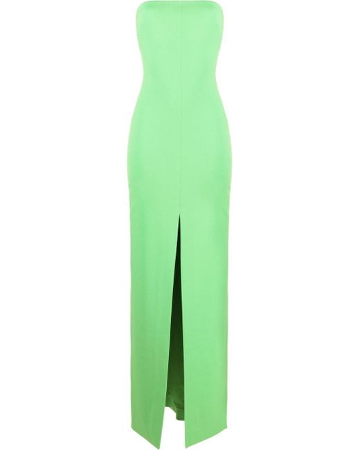 Solace London The Bysha strapless gown