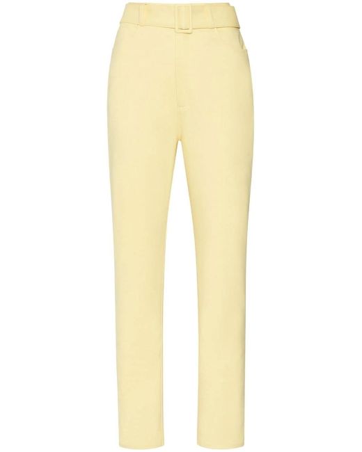 Lapointe belted slim-cut jeans