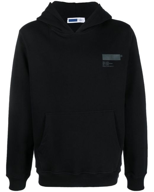 Affix logo-print organic-cotton hoodie