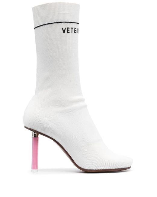Vetements heeled ankle sock boots