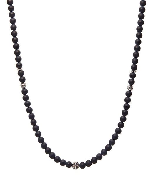 Nialaya Jewelry beaded onyx necklace